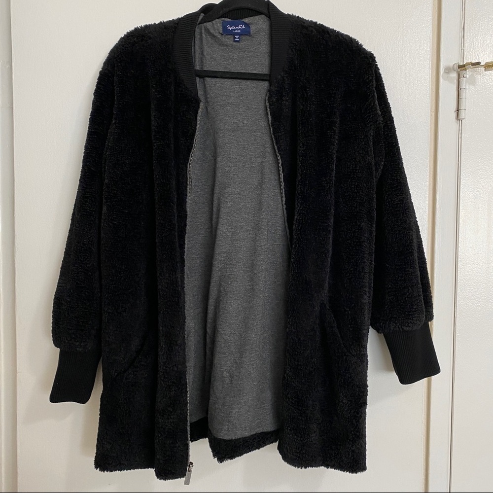 Splendid Teddy Zipped Long Jacket